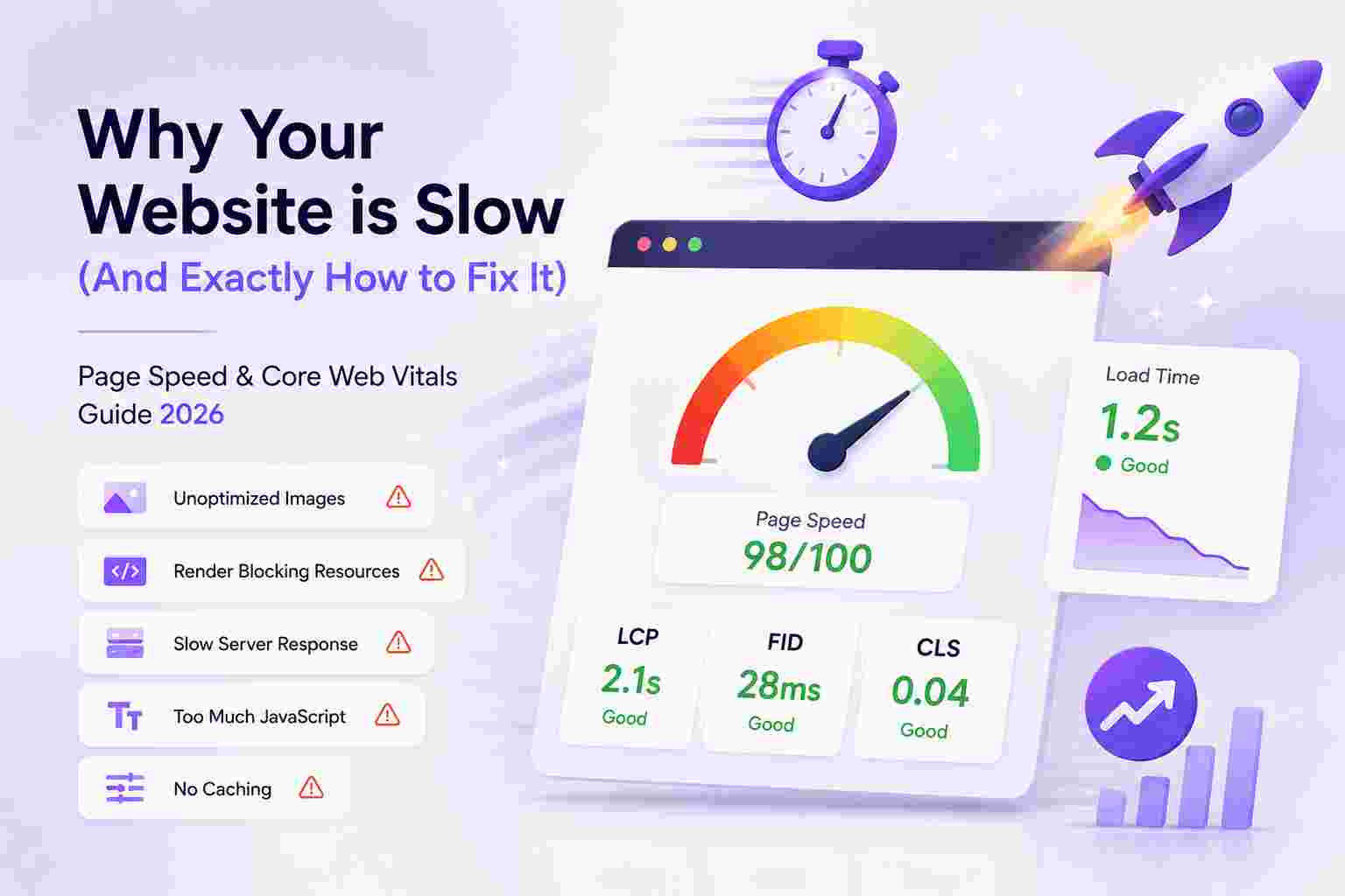 Why Your Website is Slow (And Exactly How to Fix It): Page Speed & Core Web Vitals Guide 2026